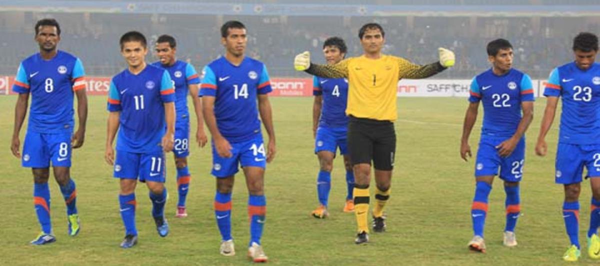 What is lacking in India football team?